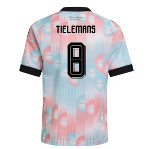 Maglia Calcio Belgio Tielemans #8 Mondiali 2026 Trasferta Uomo