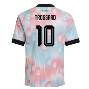 Maglia Calcio Belgio Trossard #10 Mondiali 2026 Trasferta Uomo