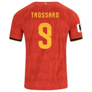 Maglia Calcio Belgio Trossard #9 Mondiali 2026 Prima Uomo