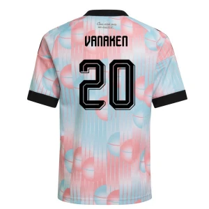 Maglia Calcio Belgio Vanaken #20 Mondiali 2026 Trasferta Uomo