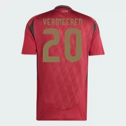 Maglia Calcio Belgio Vermeeren #20 Europei 2024 Prima Uomo