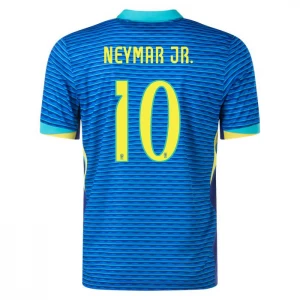 Maglia Calcio Brasile Neymar Jr #10 Copa America 2024 Trasferta Uomo