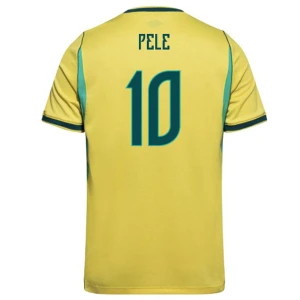 Maglia Calcio Brasile Pele #10 Mondiali 2026 Prima Uomo