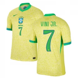Maglia Calcio Brasile Vinicius Junior #7 Copa America 2024 Prima Uomo