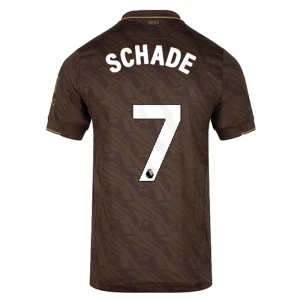 Maglia Calcio Brentford FC 2025-26 Schade #7 Trasferta Uomo