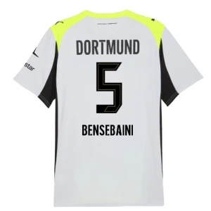 Maglia Calcio BVB Borussia Dortmund 2025-26 Bensebaini #5 Trasferta Uomo