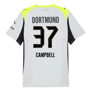 Maglia Calcio BVB Borussia Dortmund 2025-26 Campbell #37 Trasferta Uomo