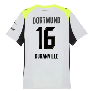 Maglia Calcio BVB Borussia Dortmund 2025-26 Duranville #16 Trasferta Uomo