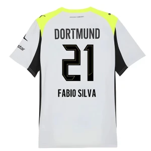 Maglia Calcio BVB Borussia Dortmund 2025-26 Fabio Silva #21 Trasferta Uomo
