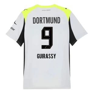 Maglia Calcio BVB Borussia Dortmund 2025-26 Guirassy #9 Trasferta Uomo