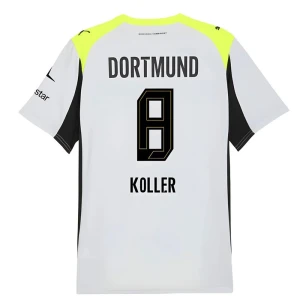 Maglia Calcio BVB Borussia Dortmund 2025-26 Koller #8 Trasferta Uomo