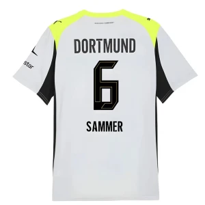 Maglia Calcio BVB Borussia Dortmund 2025-26 Sammer #6 Trasferta Uomo