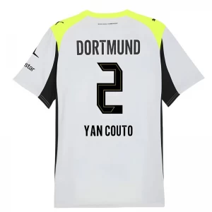 Maglia Calcio BVB Borussia Dortmund 2025-26 Yan Couto #2 Trasferta Uomo