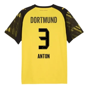 Maglia Calcio BVB Borussia Dortmund Anton #3 2025-26 Prima Uomo