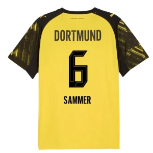 Maglia Calcio BVB Borussia Dortmund Sammer #6 2025-26 Prima Uomo