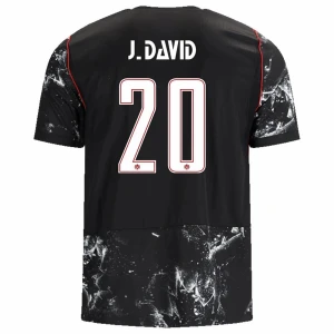 Maglia Calcio Canada J. David #20 Mondiali 2026 Trasferta Uomo