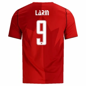 Maglia Calcio Canada Larin #9 Mondiali 2026 Prima Uomo