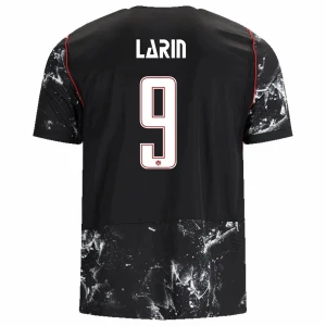 Maglia Calcio Canada Larin #9 Mondiali 2026 Trasferta Uomo