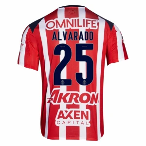Maglia Calcio CD Guadalajara Alvarado #25 2025-26 Prima Uomo