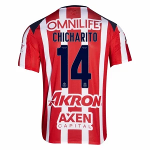 Maglia Calcio CD Guadalajara Chicharito #14 2025-26 Prima Uomo