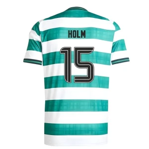 Maglia Calcio Celtic FC Holm #15 2025-26 Prima Uomo