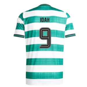 Maglia Calcio Celtic FC Idah #9 2025-26 Prima Uomo