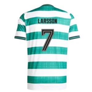 Maglia Calcio Celtic FC Larsson #7 2025-26 Prima Uomo