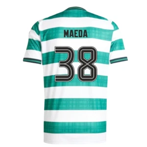 Maglia Calcio Celtic FC Maeda #38 2025-26 Prima Uomo