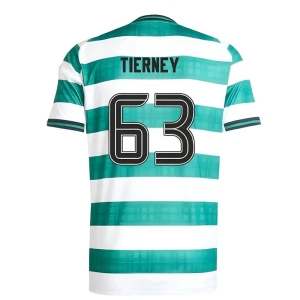 Maglia Calcio Celtic FC Tierney #63 2025-26 Prima Uomo