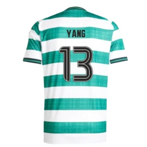 Maglia Calcio Celtic FC Yang #13 2025-26 Prima Uomo