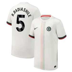 Maglia Calcio Chelsea FC 2025-26 B. Badiashile #5 Trasferta Uomo