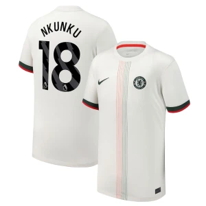Maglia Calcio Chelsea FC 2025-26 Christopher Nkunku #18 Trasferta Uomo