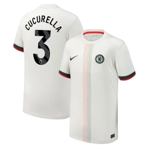 Maglia Calcio Chelsea FC 2025-26 Cucurella #3 Trasferta Uomo
