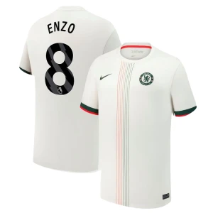 Maglia Calcio Chelsea FC 2025-26 Enzo Fernández #8 Trasferta Uomo