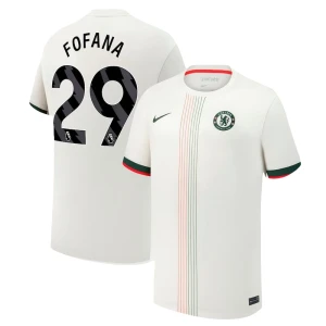 Maglia Calcio Chelsea FC 2025-26 Fofana #29 Trasferta Uomo