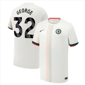 Maglia Calcio Chelsea FC 2025-26 George #32 Trasferta Uomo