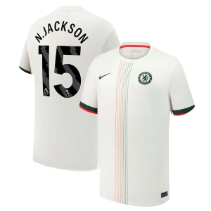 Maglia Calcio Chelsea FC 2025-26 N. Jackson #15 Trasferta Uomo