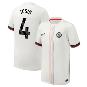 Maglia Calcio Chelsea FC 2025-26 Tosin #4 Trasferta Uomo