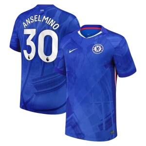 Maglia Calcio Chelsea FC Anselmino #30 2025-26 Prima Uomo