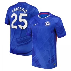 Maglia Calcio Chelsea FC Moisés Caicedo #25 2025-26 Prima Uomo