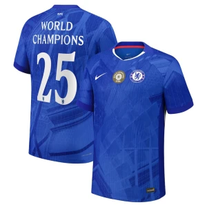 Maglia Calcio Chelsea FC World Champions #25 2025-26 With Patch Prima Uomo
