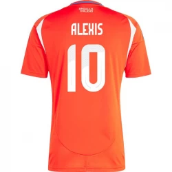Maglia Calcio Chile Alexis Sánchez #10 Copa America 2024 Prima Uomo