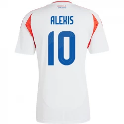 Maglia Calcio Chile Alexis Sánchez #10 Copa America 2024 Trasferta Uomo