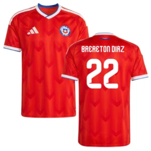 Maglia Calcio Chile Brereton Diaz #22 2026 Prima Uomo