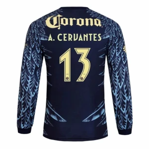 Maglia Calcio Club América 2025-26 A. CERVANTES #13 Trasferta Uomo Manica Lunga