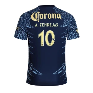 Maglia Calcio Club América 2025-26 A. ZENDEJAS #10 Trasferta Uomo