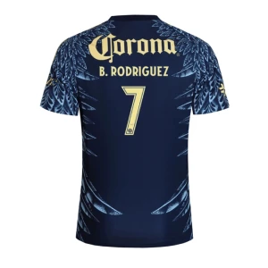 Maglia Calcio Club América 2025-26 B. RODRIGUEZ #7 Trasferta Uomo