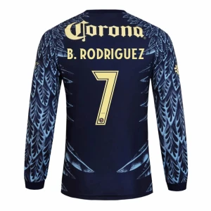 Maglia Calcio Club América 2025-26 B. RODRIGUEZ #7 Trasferta Uomo Manica Lunga