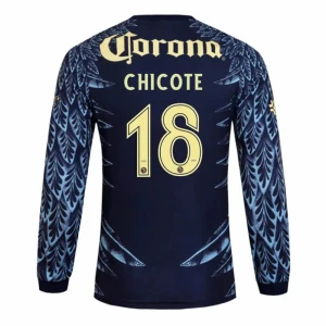 Maglia Calcio Club América 2025-26 CHICOTE #18 Trasferta Uomo Manica Lunga