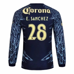 Maglia Calcio Club América 2025-26 E. SANCHEZ #28 Trasferta Uomo Manica Lunga